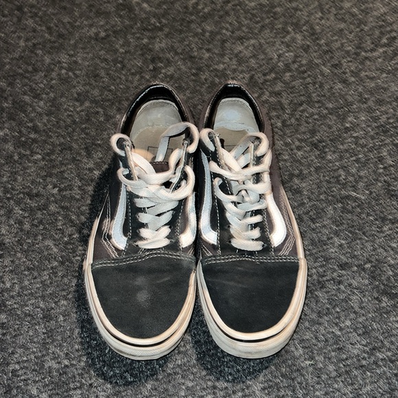 Old school black and white vans size 6 - Picture 2 of 2